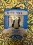 Dynex Hdmi High Speed Cable, 6', 2010 Dx-6hdac, 3d Compatible, Mini To. Fixed Price $9.00.