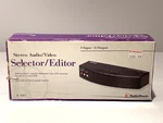 Radio Shack Stereo Audio/video Selector/editor (3 Input / 2 Output) No. 15-1587. Fixed Price $6.99.