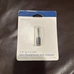 Insignia Ns-hz307 1/4 Inch-to-3.5mm Mini Headphone Jack Adapter - Black. Fixed Price $6.00.