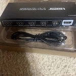 Fospower 5 Ports Hdmi Switcher With Remote Control And Pwer Adapter - Black. Fixed Price $28.00.