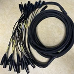 Xlr Snake Multicore Box Cable Black Female To Male Audio. Fixed Price $290.00.