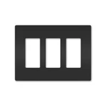 Pass & Seymour Rwp263bk 3-gang Polycarbonate Screwless Wall Plate Black. Fixed Price $13.50.