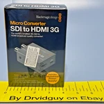 Blackmagic Design Micro Converter Sdi To Hdmi 3g Psu; Convcmic/sh03g/wpsu. Fixed Price $74.99.