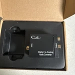 Digital Toslink Optical Coaxial To Analog Rca L/r Audio Converter + Fiber Cable. Fixed Price $6.51.