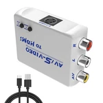 Feiever Rca Av To Hdmi Converter S Video White. Fixed Price $18.98.