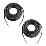 2pcs 10 Feet Professional Speaker Cables, Pair Ft 12 Gauge 1/4 Inch Male A.... Fixed Price $32.90.