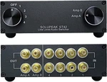 Solupeak St42 4-way Rca Audio Switch Source Signal Input Switcher Selector Sp.... Fixed Price $79.99.