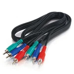3ft Rgb Component Video Cables 3 Rca Red Green Blue Coaxial For Hdtv/dv. Fixed Price $10.99.