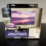 Sanus - In-wall Cable Concealer Recessed Power Kit For Mounted Tvs White. Fixed Price $26.99.