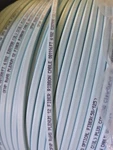 Om3 12-strand Multimode Fiber Optic Cable 50/125 Aqua 230ft Spool 70m. Fixed Price $160.00.