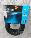 Ce Tech Rg-6 Coaxial Cable 25 Ft Black F Pin Male Connectors Audio Video New. Fixed Price $7.99.