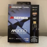 Monster M3000 Ultra Speed Hdmi Cable 1.5m/5ft 8k Hdr Earc In-wall Braided Gold. Fixed Price $25.00.
