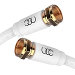 Ultra Clarity Cables Rg6 Coaxial Cable 30 Ft, Cl3 White Coax Cord Tv Wire,. Fixed Price $27.99.