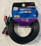 Monster Cable Just Hook It Up 12 Ft. L Component Video Rca -pack Of 1. Fixed Price $20.99.