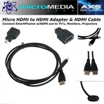 Connex- 6 Ft. Hdmi Out Cable-w/ Micro Adapter-fits Samsung Android. Fixed Price $15.95.