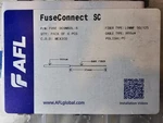 New Afl Fuse-sc9m50l-6 Fiber Connectors 6 Pack Kit Fuseconnect Sc. Fixed Price $25.00.