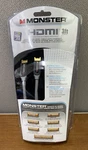 Monster High Speed Hdmi Cable W/ethernet 3 Ft (0.91 M) Gray Full Hd 1080p - Nib. Fixed Price $14.99.
