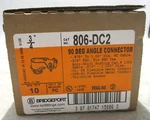 New Lot Of 10 Bridgeport 806-dc2 90 Deg. Angle Connector. Fixed Price $18.99.