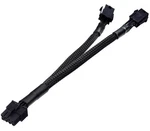 Dual 6 Pin Female To 8 Male Gpu Power Adapter Cable Braided Sleeved 9.... Fixed Price $17.86.