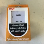 Rca Composite Video Cvbs L/r Audio Av To Hdmi Converter Adapter Upscaler. Fixed Price $14.99.