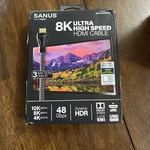 Sanus 8k Ultra High Speed Hdmi Cable - #sal-21hdmi3. Fixed Price $24.50.
