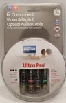 Ge 6' Audio Video Av Component & Digital Optical Cable For Hdtv. Fixed Price $10.99.