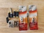 Radioshack Phono To Bnc Adapter (278-254) And Miscellaneous Other Adapters. Fixed Price $24.95.
