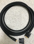 Hdmi To Dvi Adapter Cable With Net Jacket, Black, By Monoprice, 15 Ft. Fixed Price $20.30.