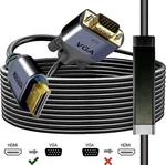 Hdmi To Vga 75ft Cable With Ic, Gold-plated Compatible Yotetion. Fixed Price $39.99.