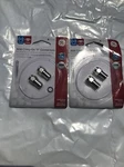 New Ge #73260 Rg6 Crimp-on F Connectors 2 - 2packs Free Ship. Fixed Price $6.72.