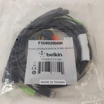 Belkin Dual-head Dp To Kvm Combo Cable, 6 Ft Cable F1d9020b06t - New. Fixed Price $37.99.