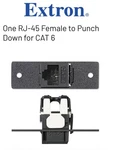 Extron 70-314-17 Maap Rj45 F-pnch Dwn Cat6 Blk. Fixed Price $24.00.