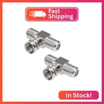 Rfadapter Coaxial Cable Splitter, Tv Splitter 2 In 1 Out 2-pack F Type Rg6 Male. Fixed Price $8.54.