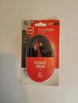 Rca Vh606r Rg6 Coaxial Cable (6ft; Black). Fixed Price $9.99.