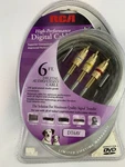 Rca Dt6av 6ft High-performance Digital Audio Video Cable 24k Gold New. Fixed Price $10.99.