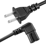 Ac Power Cord 90 Right Angle 5ft Iec C7 L Shaped Tv Cable Black Led Degree Prong. Fixed Price $20.00.