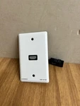 Kramer Wp-h1m 1-gang Hdmi Wallplate, White -. Fixed Price $35.00.