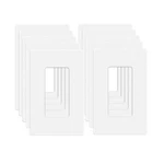 10 Pack 1-gang Screwless Wall Plate, Outlet Cover Plates, 4.57 ... Usa Fas. Fixed Price $24.15.