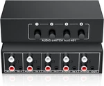 3.5mm Aux Rca Audio Switch Box 4 In 1 Out Stereo Selector Bidirectional. Fixed Price $29.99.
