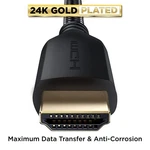 Lot Of 8*powerbear 4k Hdmi Cable 3 Ft High Speed, Braided Nylon &gold Connectors. Fixed Price $47.99.
