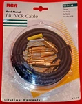 Rca 6 Ft Gold Plated Video Audio Cable Shielded Vr40 High Quality Nos Vintage. Fixed Price $15.00.