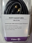 Belkin F8v304-12 12-feet Rg59 Coaxial Cable (black) New. Fixed Price $10.00.