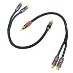 Arklove 1ft Shielded Rca Splitter Subwoofer Stereo Audio Video 1ft, Black. Fixed Price $21.34.