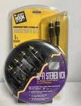 Monster Cable Audio/video Kit Side By Component 6ft Stereo Or Mono. Fixed Price $12.89.