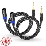 Yumiwoow 3ft Trs To Xlr Cable 2pack. Fixed Price $20.00.