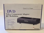 Dvd Video Component Adaptor Rf Modulator Radio Shack 15-1214 New. Fixed Price $21.99.