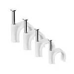 Abnii Cable Clips, 400 Pcs, 4mm 6mm 8mm 10mm, Wire 4/6/8/10mm-400pc, White. Fixed Price $20.13.