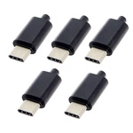 Chenyang 5 Pack Usb C Diy Connector 3.1 Type 24pin Male Plug Port Black. Fixed Price $10.19.
