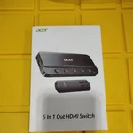 Acer Hdmi Switch 5 In 1 Out 4k 60hz 2.0 Hdcp 2.3, Hdr Switcher Remote. Fixed Price $33.00.