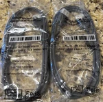 (2)- Hdmi Cable, Amphenol Broadband Solutions Part No. 1026957 1.5 Meter Elite. Fixed Price $17.89.